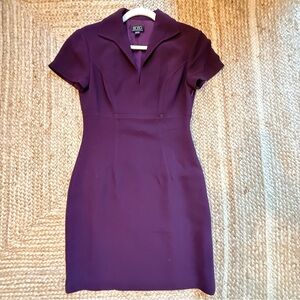 BCBGMaxAzria Deep Purple Mini Dress